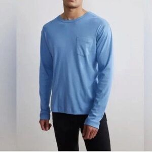 NWT NN07 No Nationality Men’s Royal Blue Crew Neck Long Sleeve Pullover Size M